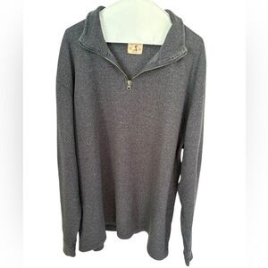 Mens Red Head Waffle Knit Pullover Shirt Size 2XL